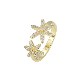 14K Gold open rings