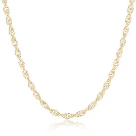 15” Choker Rope Chain - Gold