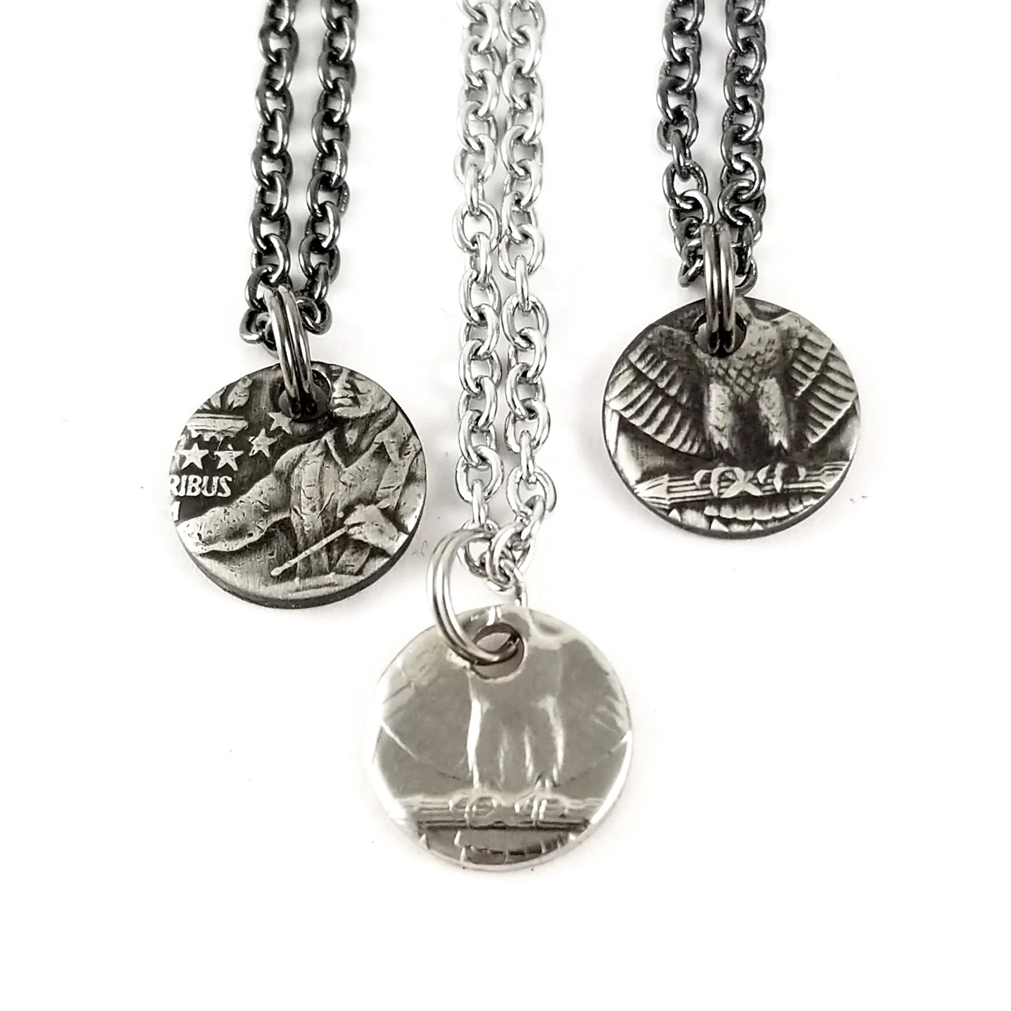 1965-1998 Washington Quarter Punch Out Charm Necklace
