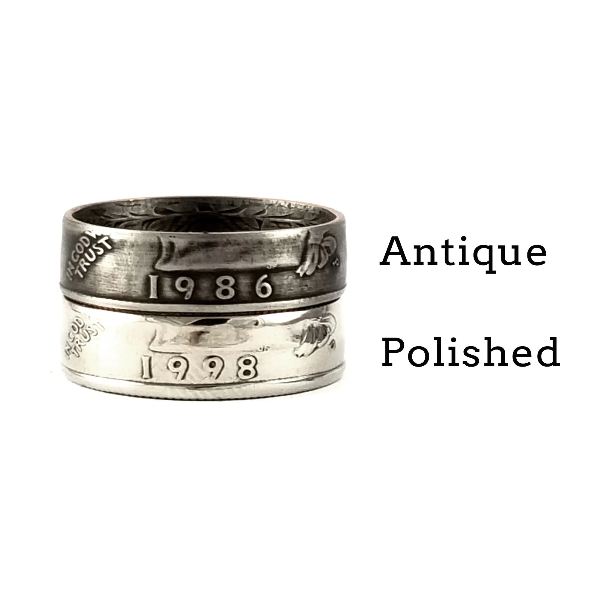 1965-1998 Washington Quarter Punch Out Charm Necklace