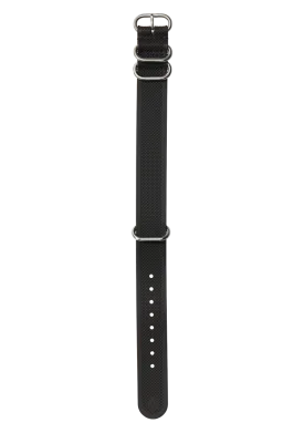 20mm FKM Rubber NATO Band - Black
