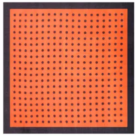Ambassador Satch Orange Wool Pocket Square