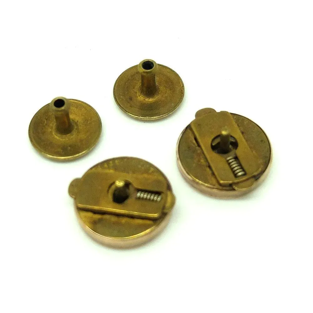Antique Victorian 9ct Gold Cufflinks Bachelor Buttons