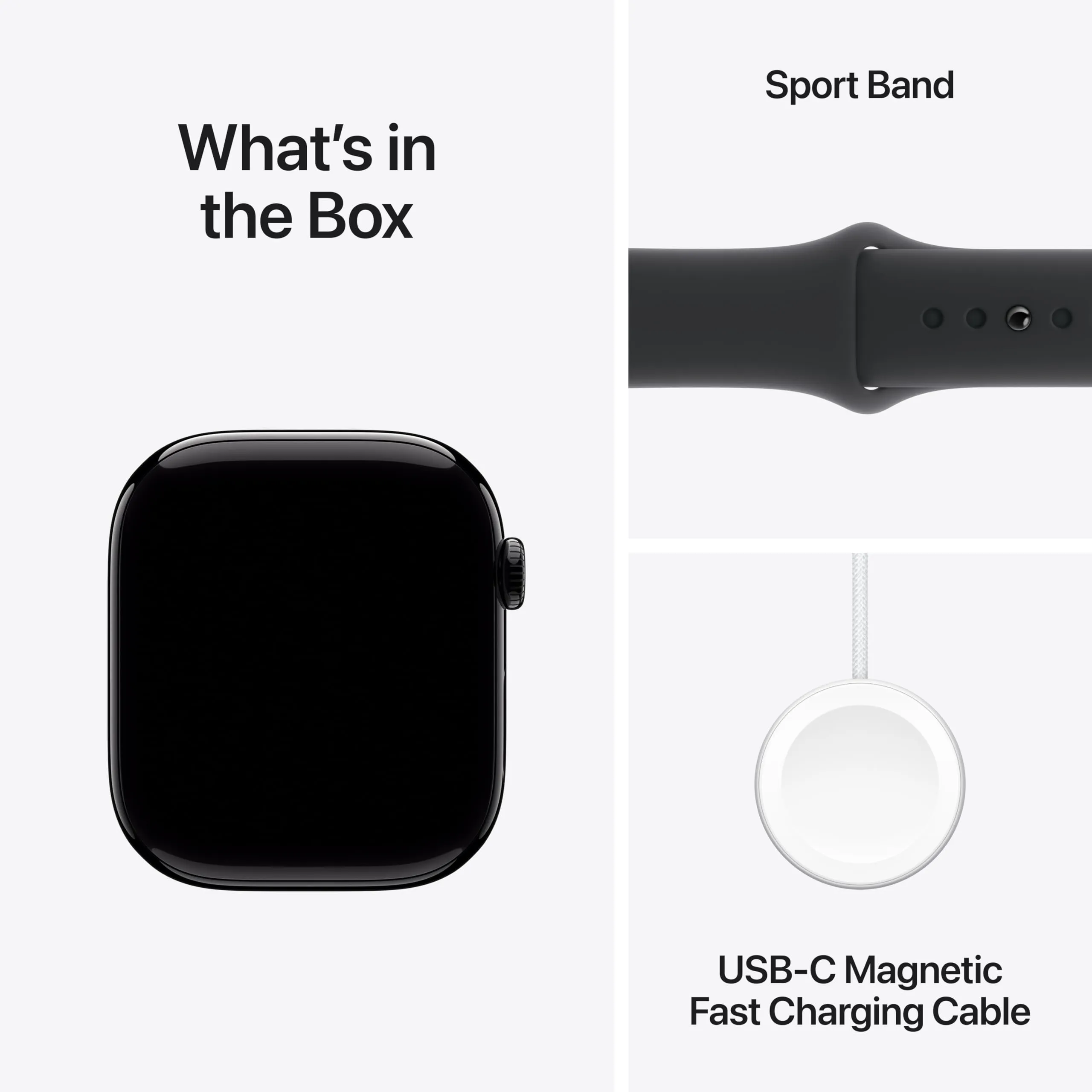 Apple Watch Series 10 [GPS   Cellular 46mm case] Smartwatch with Jet Black Aluminium Case with Black Sport Band - M/L. Fitness Tracker, ECG App, Always-On Retina Display, Water Resistant