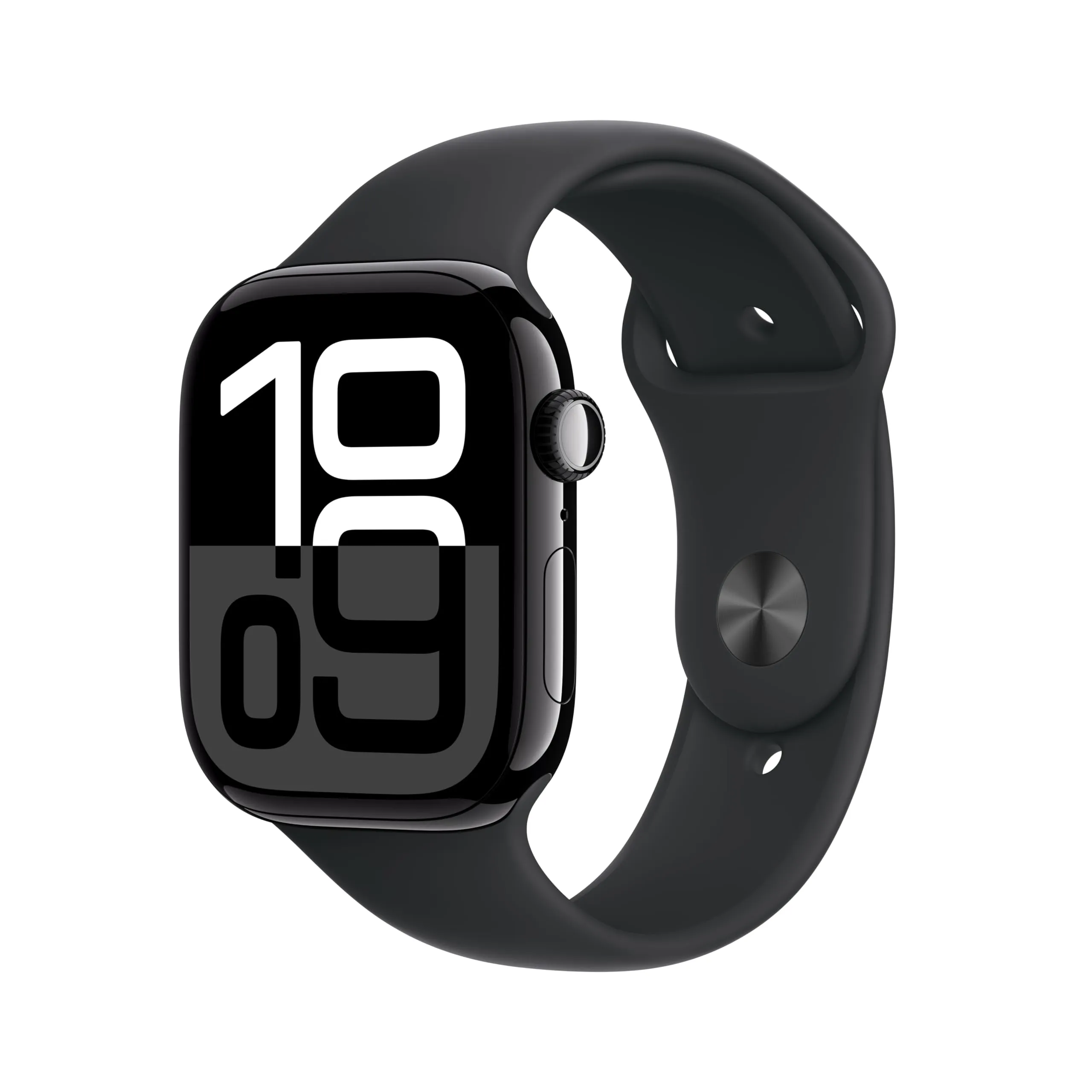 Apple Watch Series 10 [GPS   Cellular 46mm case] Smartwatch with Jet Black Aluminium Case with Black Sport Band - M/L. Fitness Tracker, ECG App, Always-On Retina Display, Water Resistant