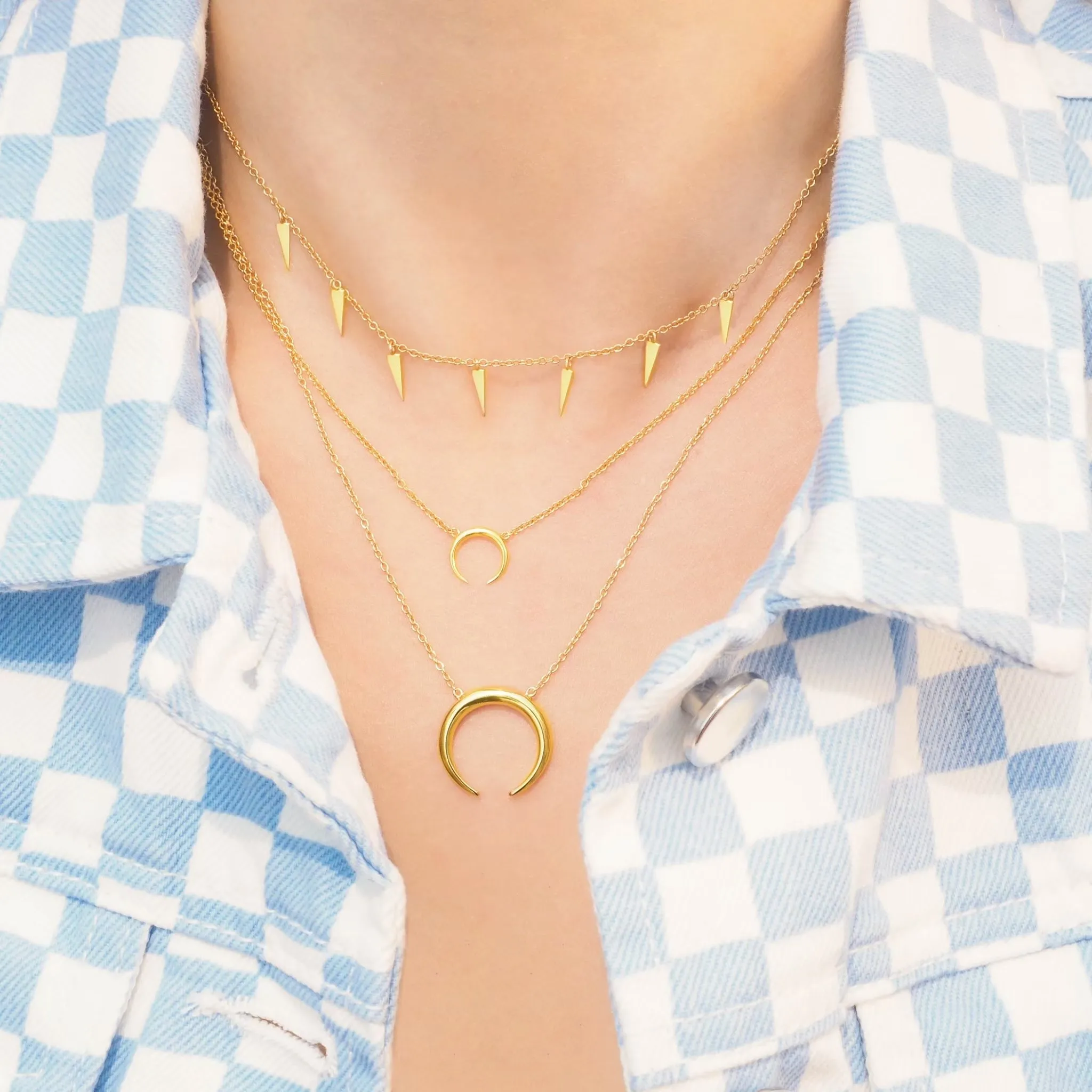 Arrow Dangle Charm Choker