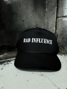 BAD INFLUENCE CURVED BILL BLACK HAT