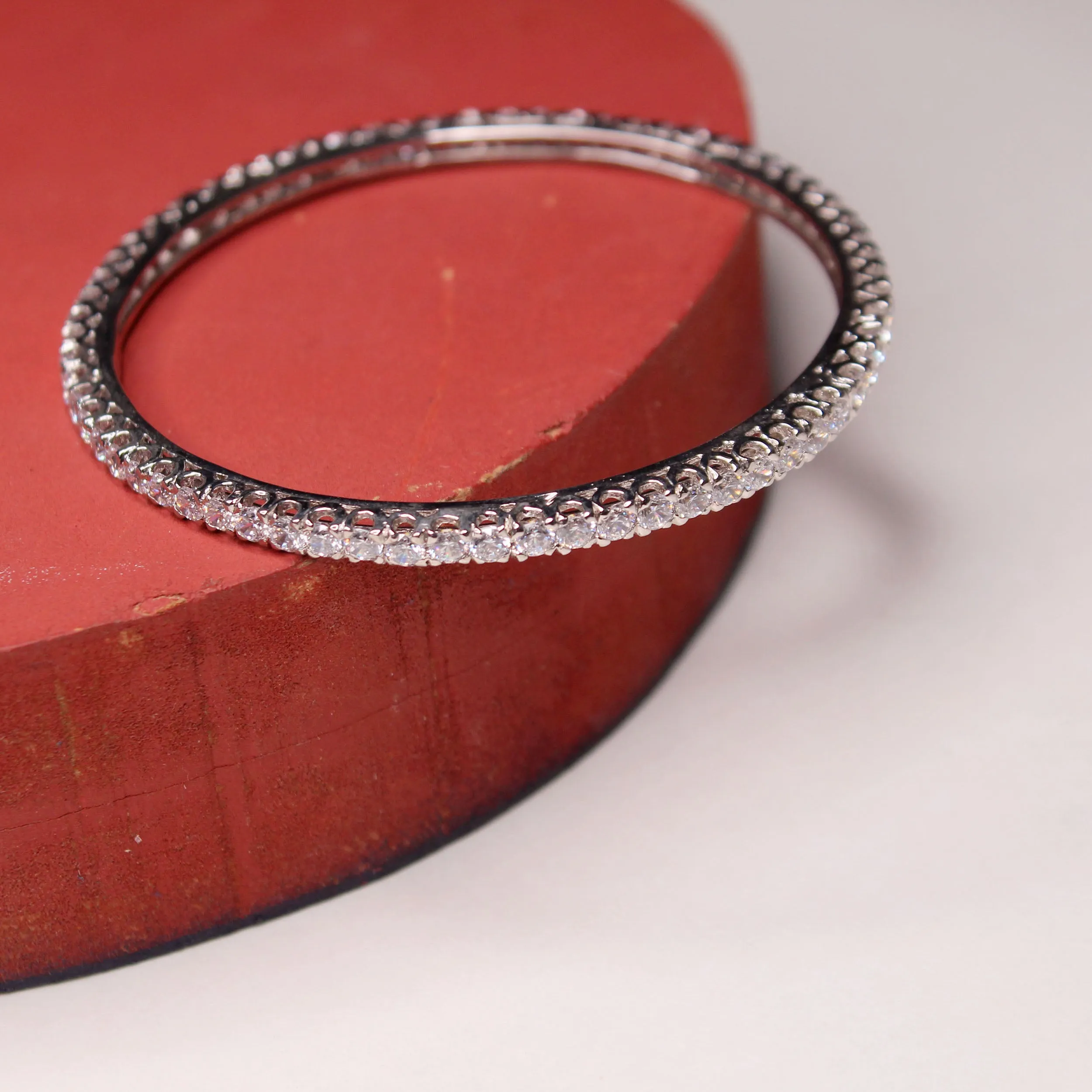Bangle in Cubic Zircons