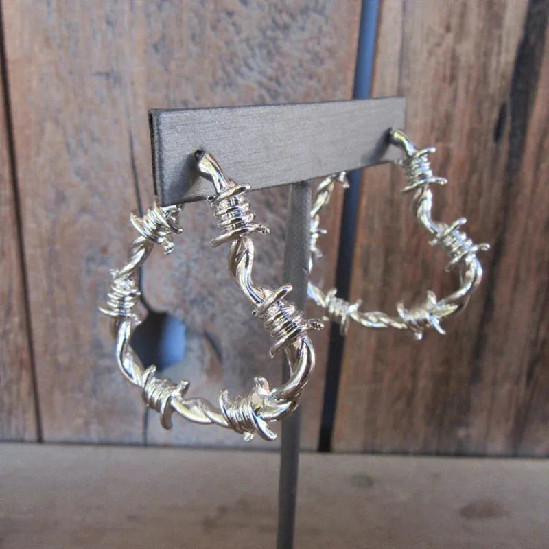 BARBED WIRE HEART Earrings