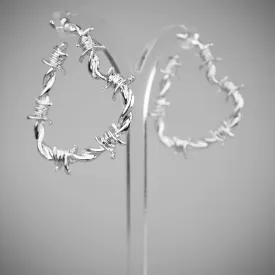 BARBED WIRE HEART Earrings