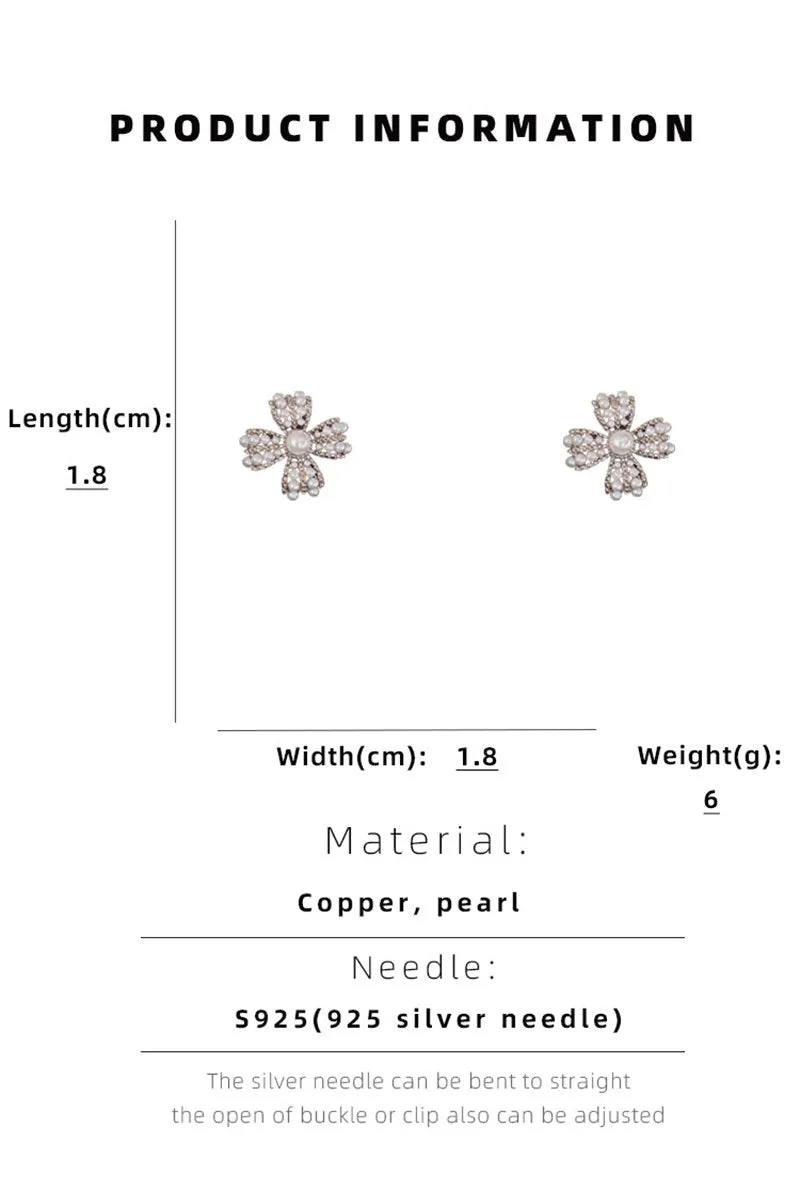 BEADS DECKED STUD EARRINGS