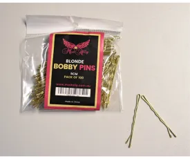 Blonde Bobby Pins 5cm (100pack)