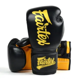 Boksehandsker - Fairtex - 'BGV 18' - Sort-Guld
