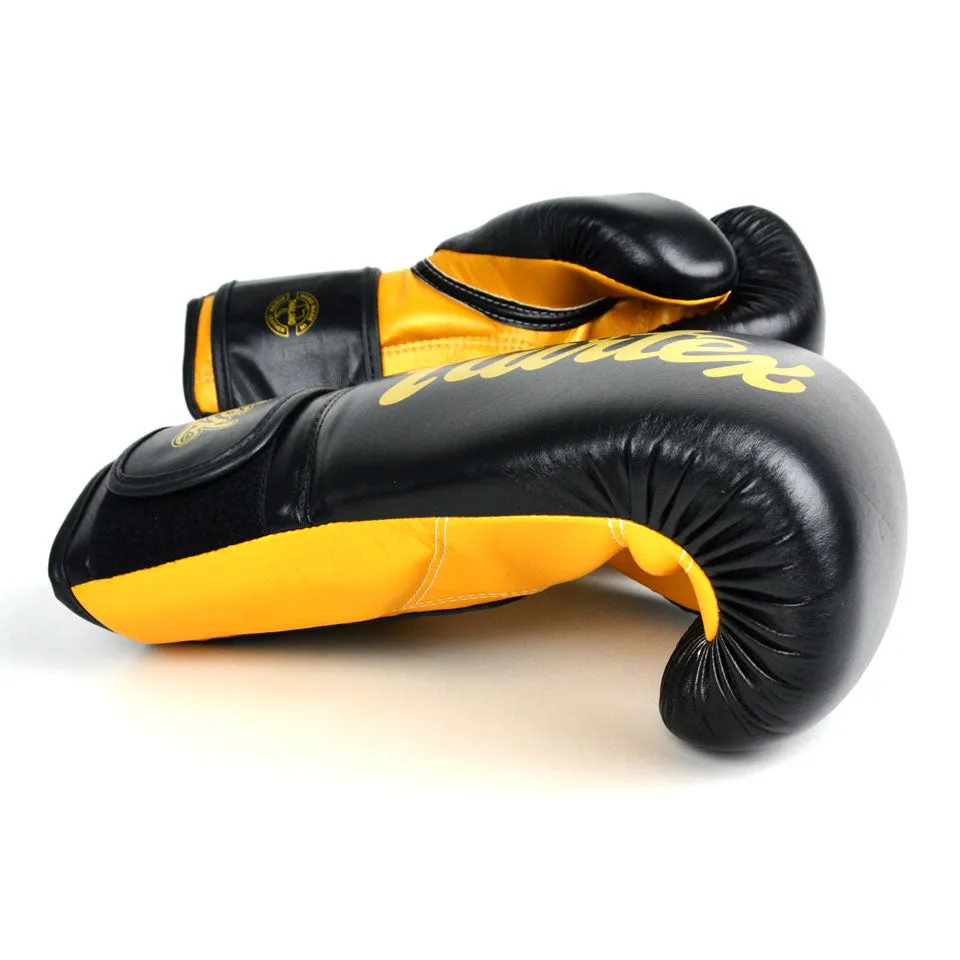 Boksehandsker - Fairtex - 'BGV 18' - Sort-Guld