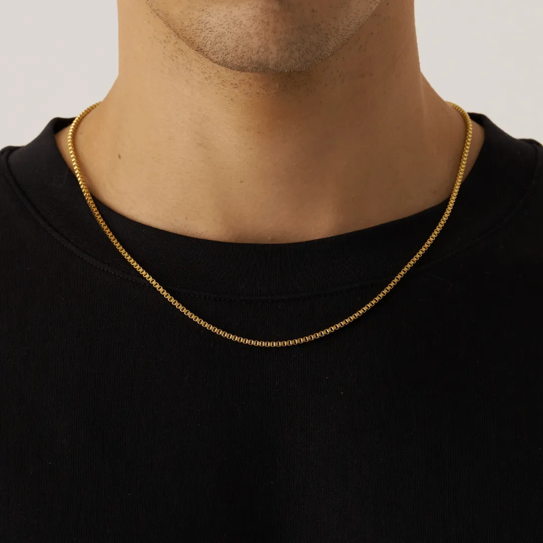 Box Chain (Gold) 2mm