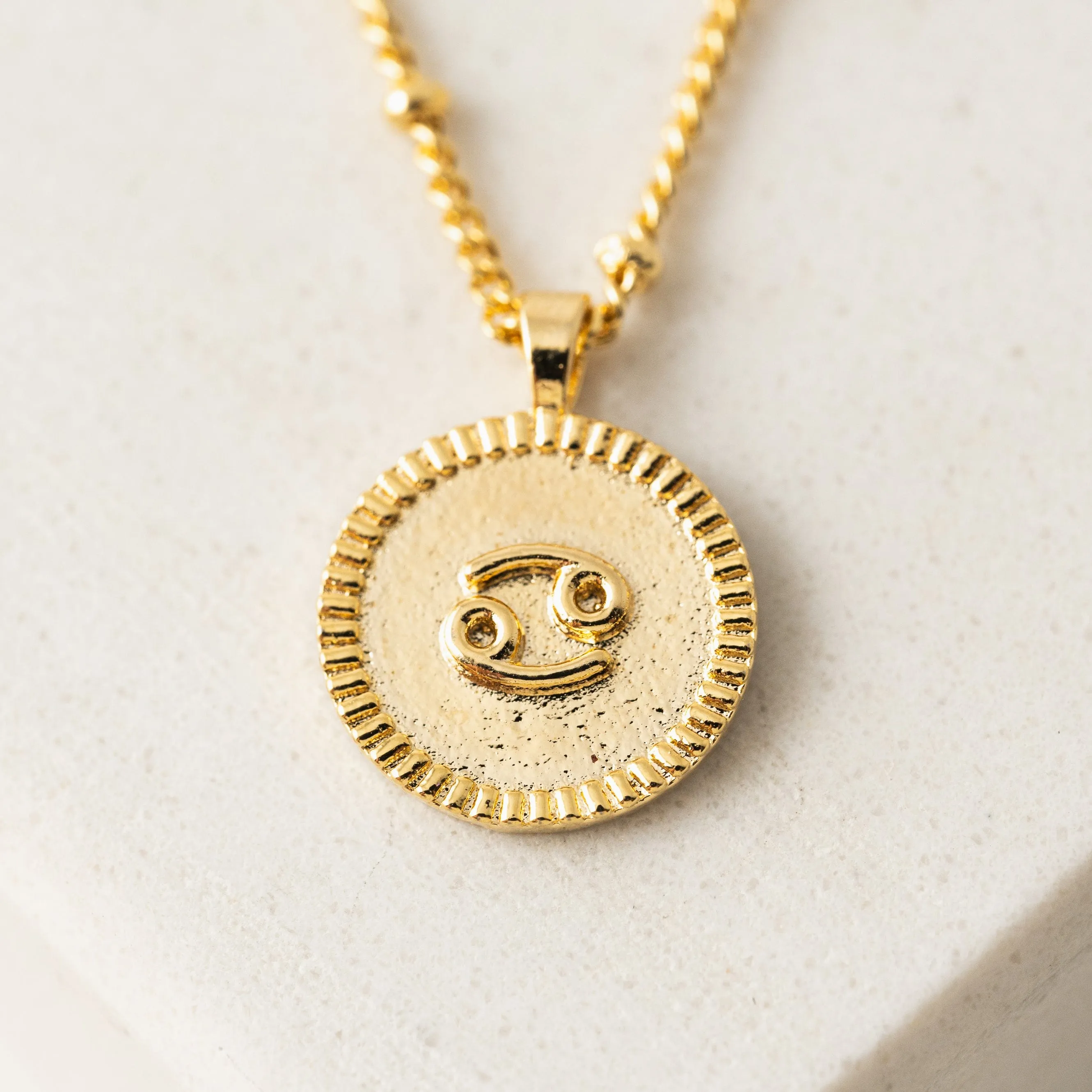 Cancer Horoscope Necklace