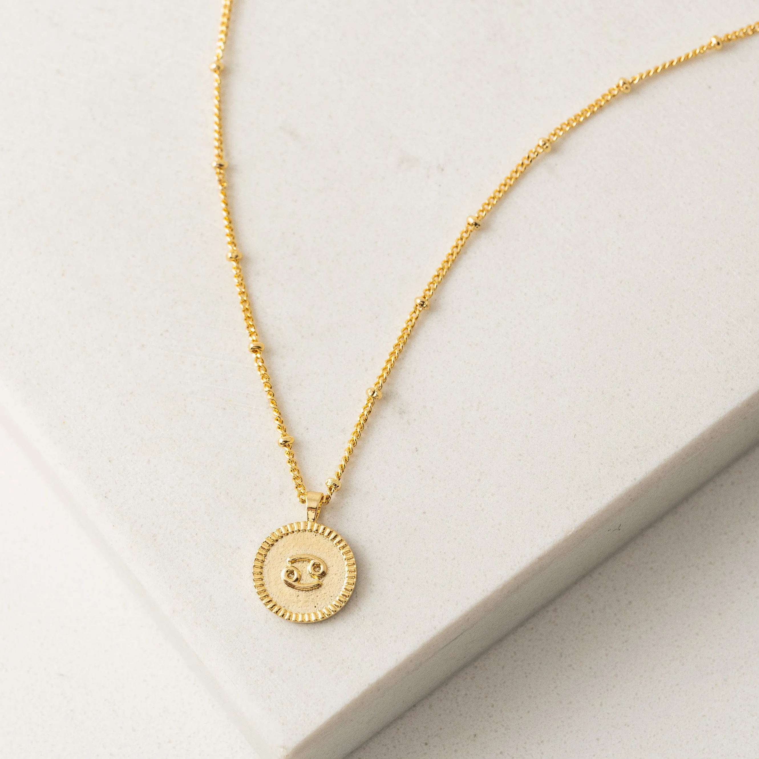Cancer Horoscope Necklace