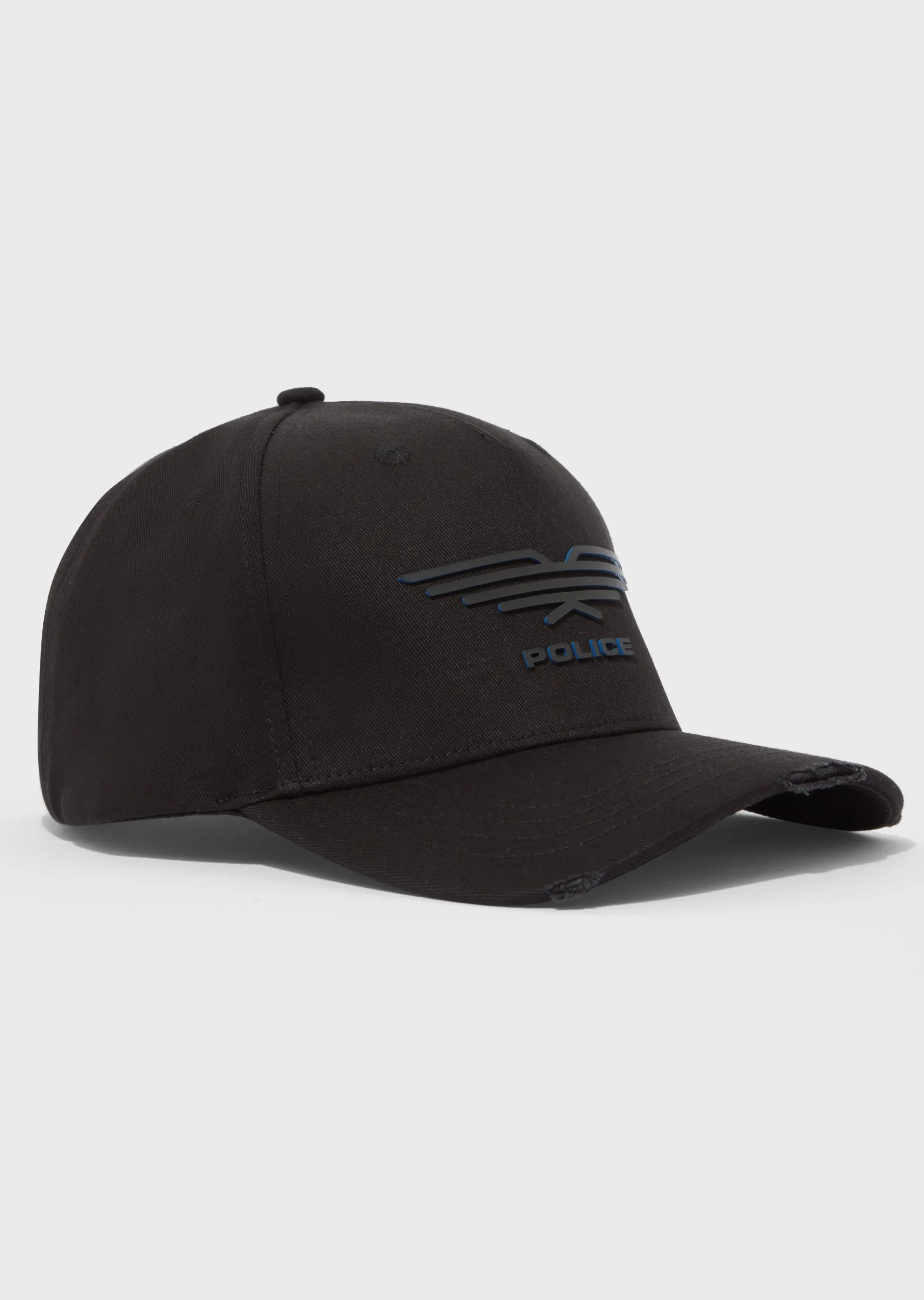 Caper Black Police Cap