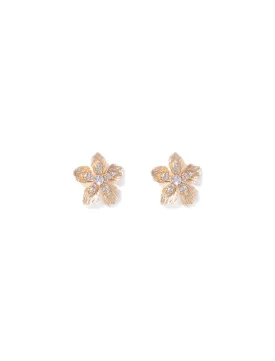 Carina Flower Stone Earrings
