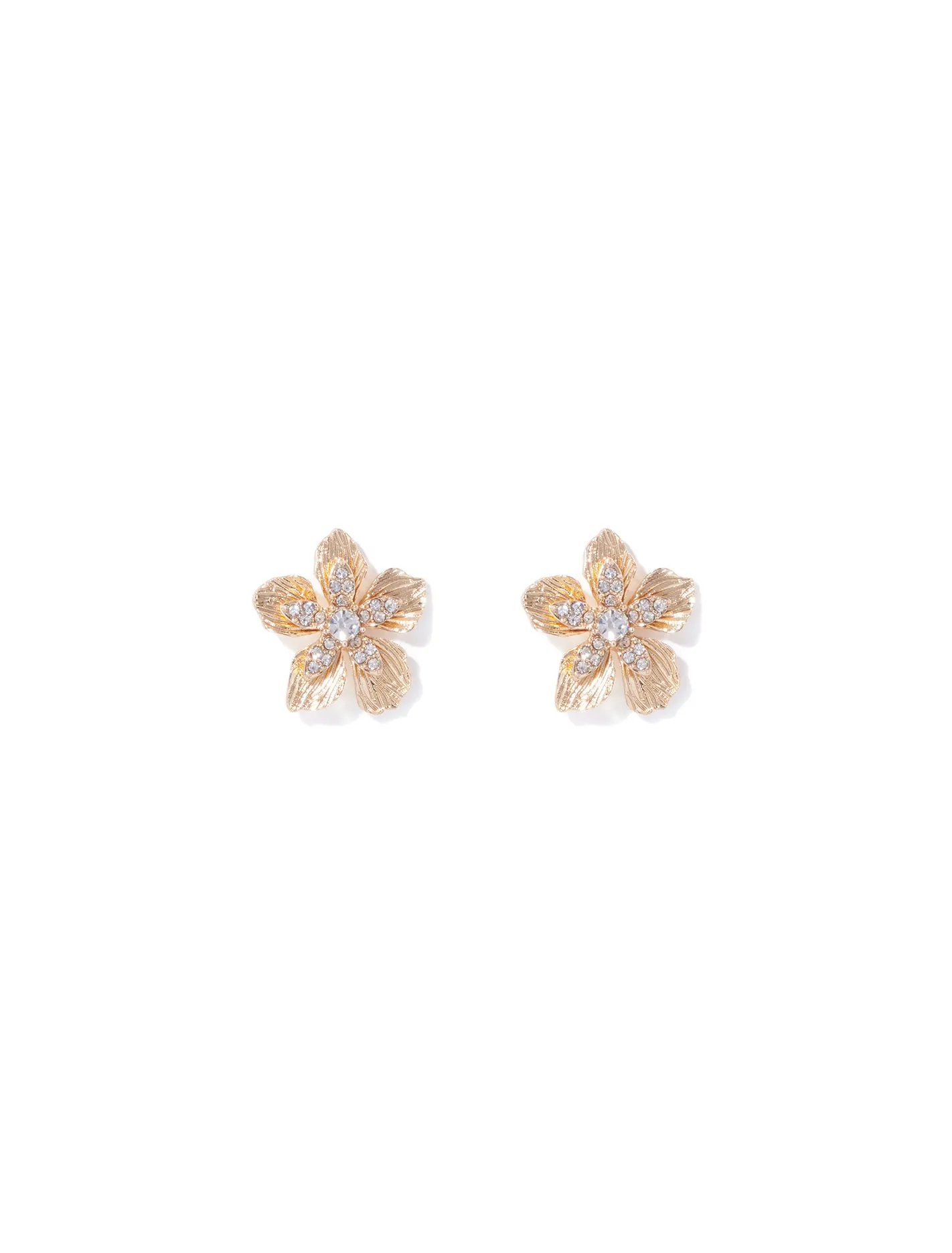 Carina Flower Stone Earrings