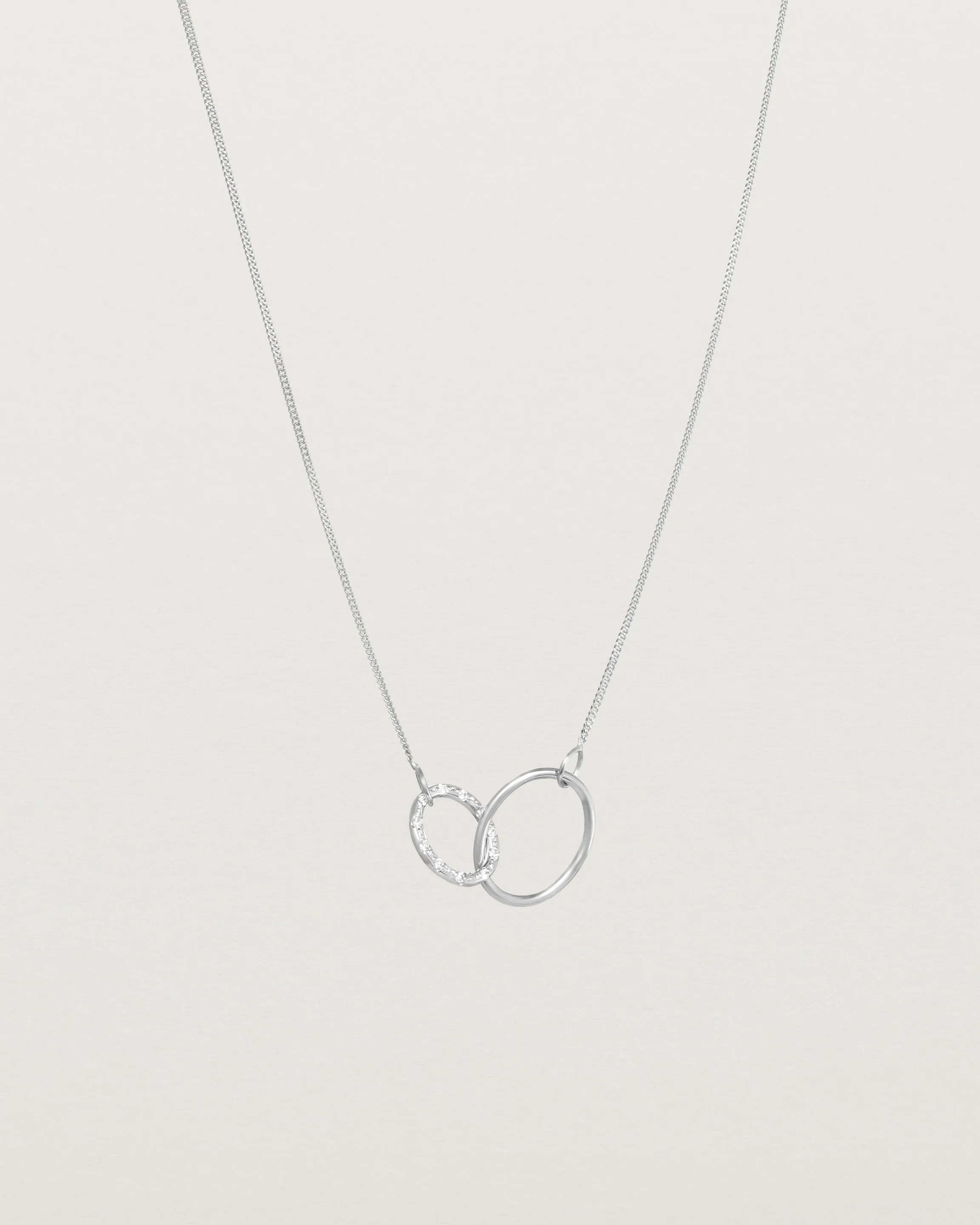 Cascade Loop Through Oval Necklace | Diamonds