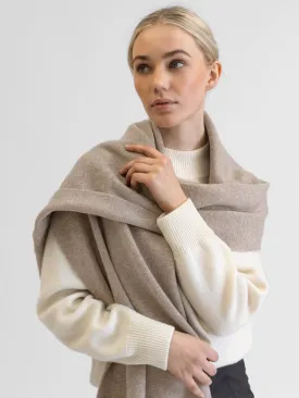 Cashmere scarf "Nobel" - toast