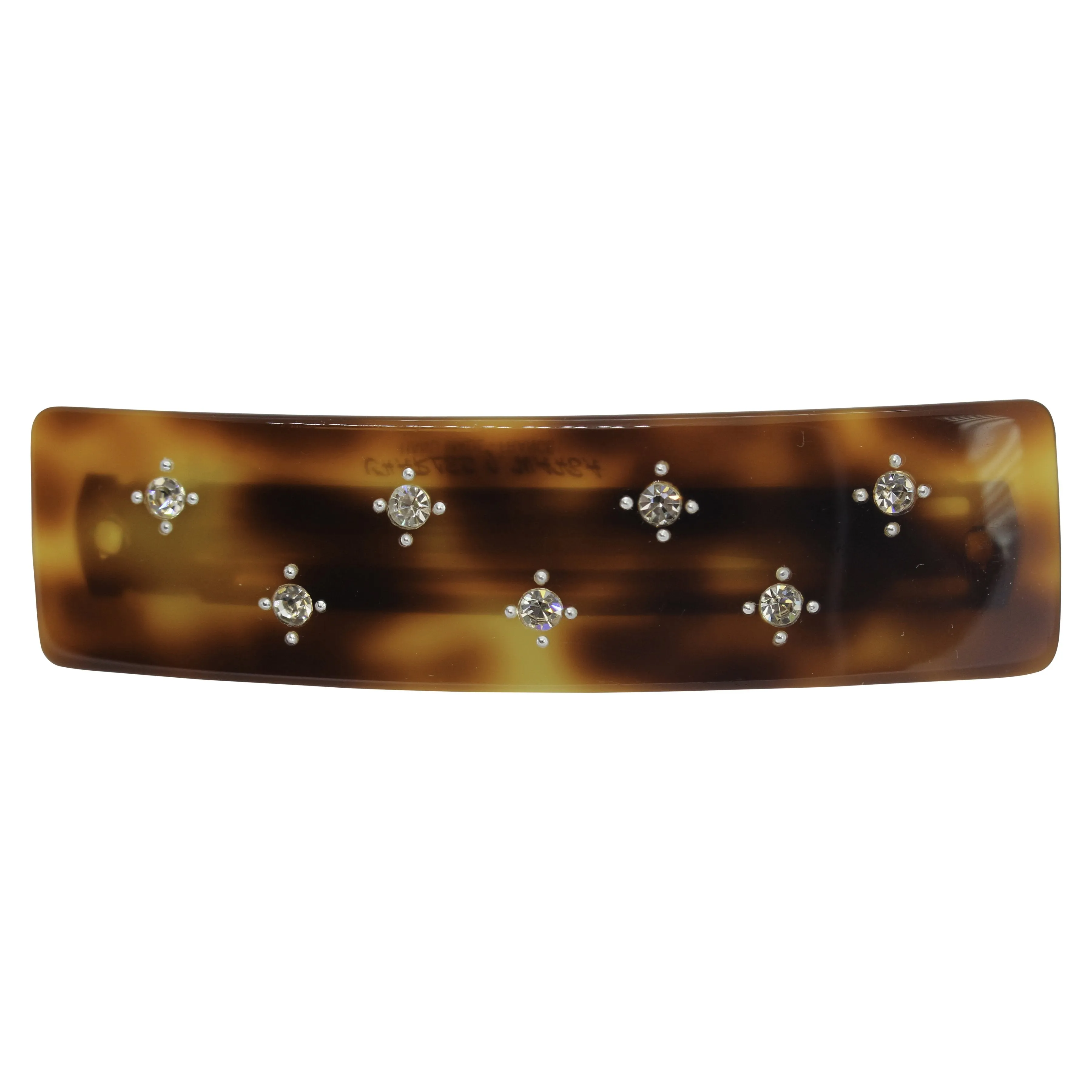 Charles J. Wahba Rhinestone Barrettes Size 3.75" x 1"  (6329/1-1)