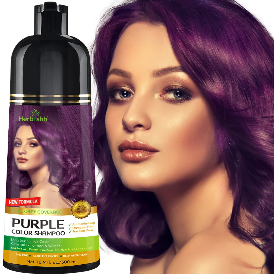 (Choose Red or Purple Shades) 1 pc Herbishh Color Shampoo