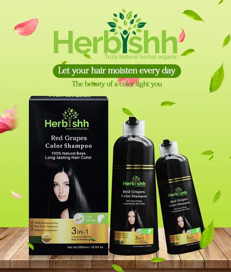 (Choose Red or Purple Shades) 1 pc Herbishh Color Shampoo