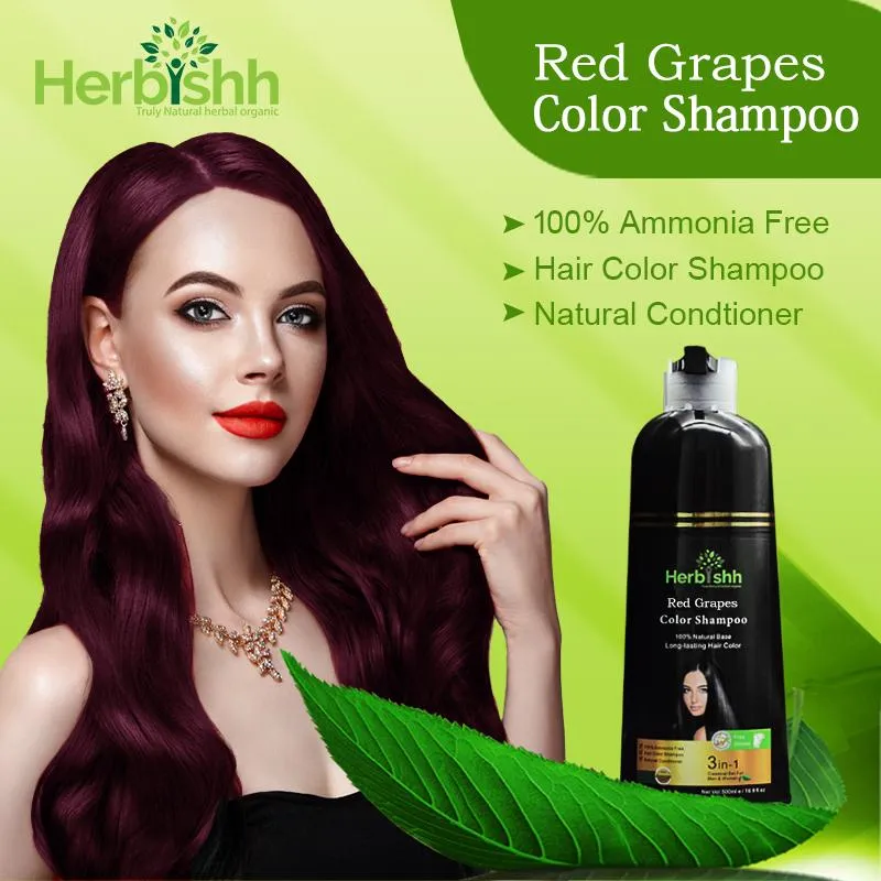 (Choose Red or Purple Shades) 1 pc Herbishh Color Shampoo