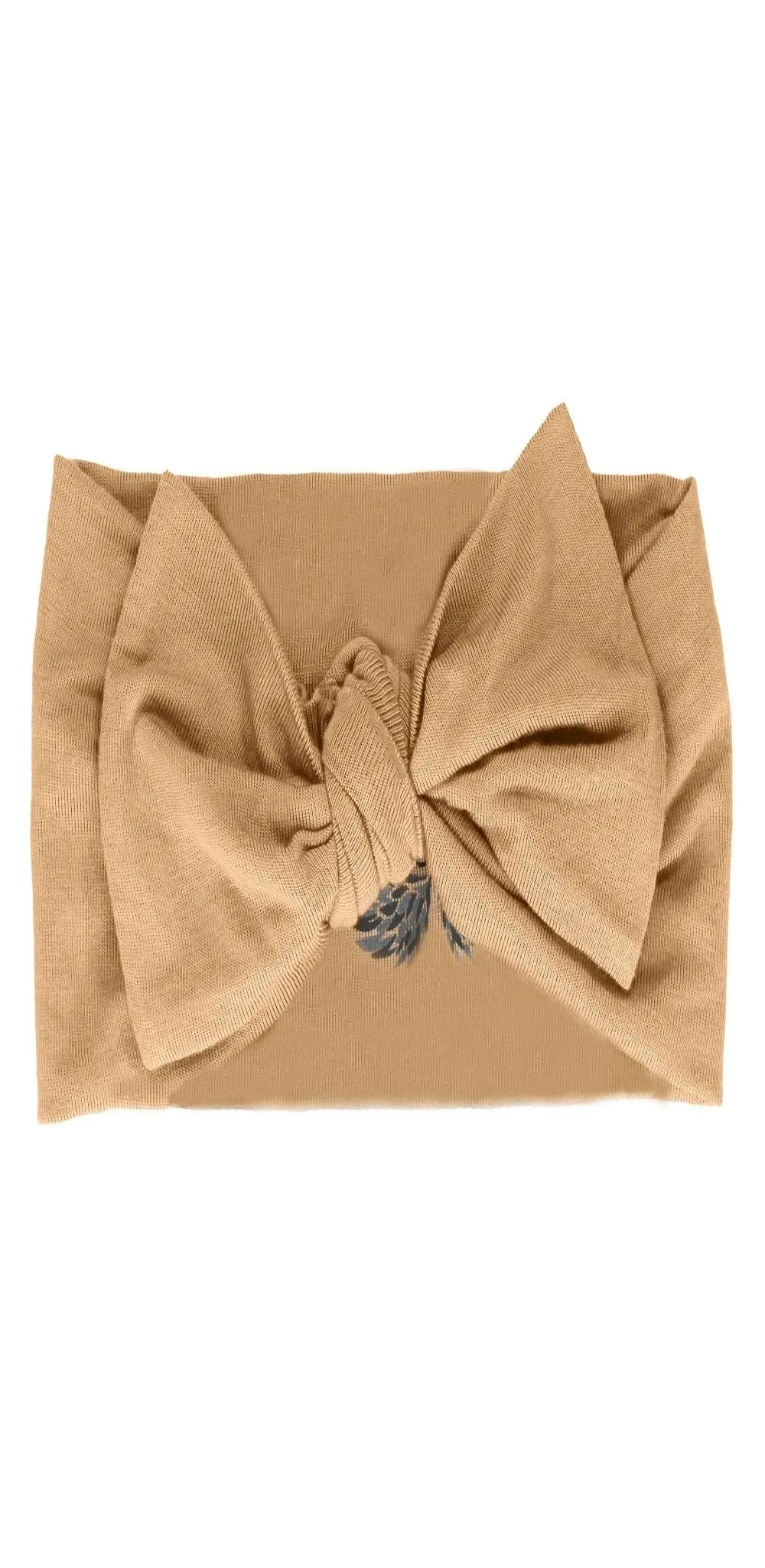 Coca Mocha Baby Hair Bow