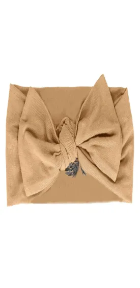 Coca Mocha Baby Hair Bow