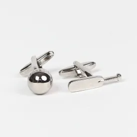 Cricket Bat and Ball Cufflinks