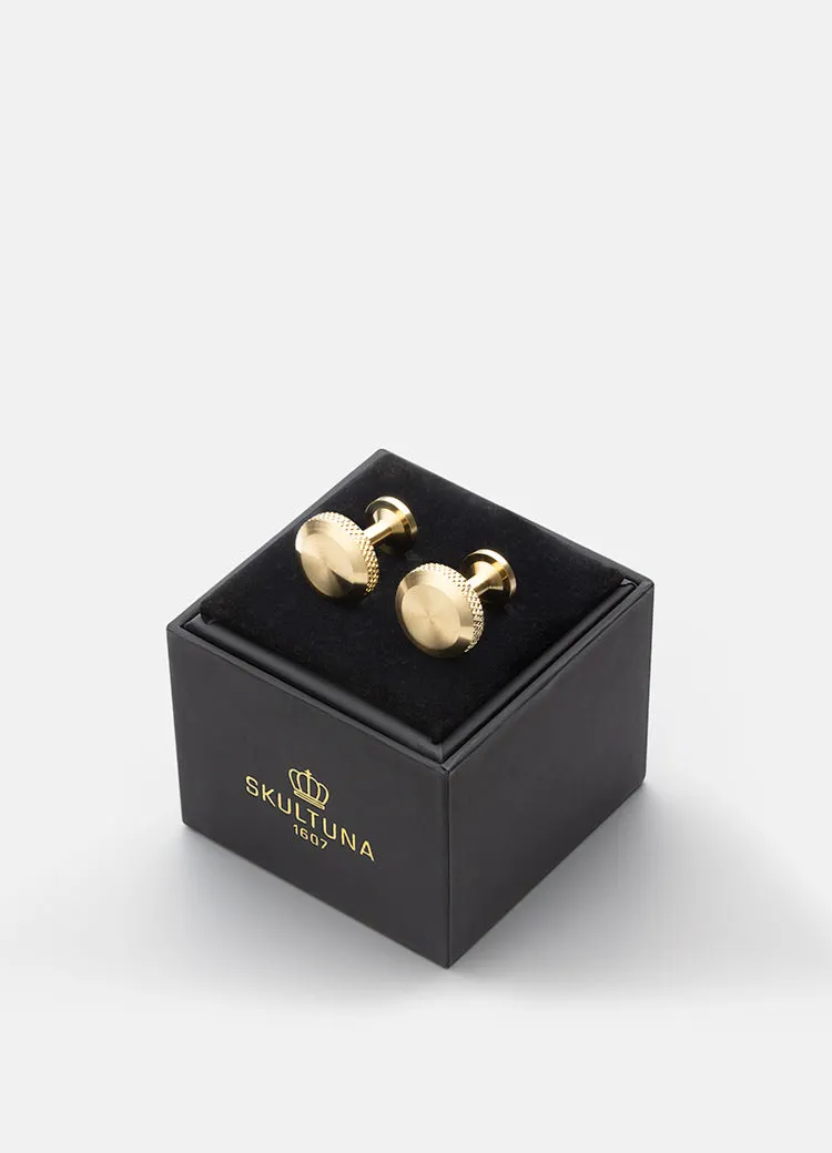 Cufflinks | Icon | Model 8 | Matte Gold