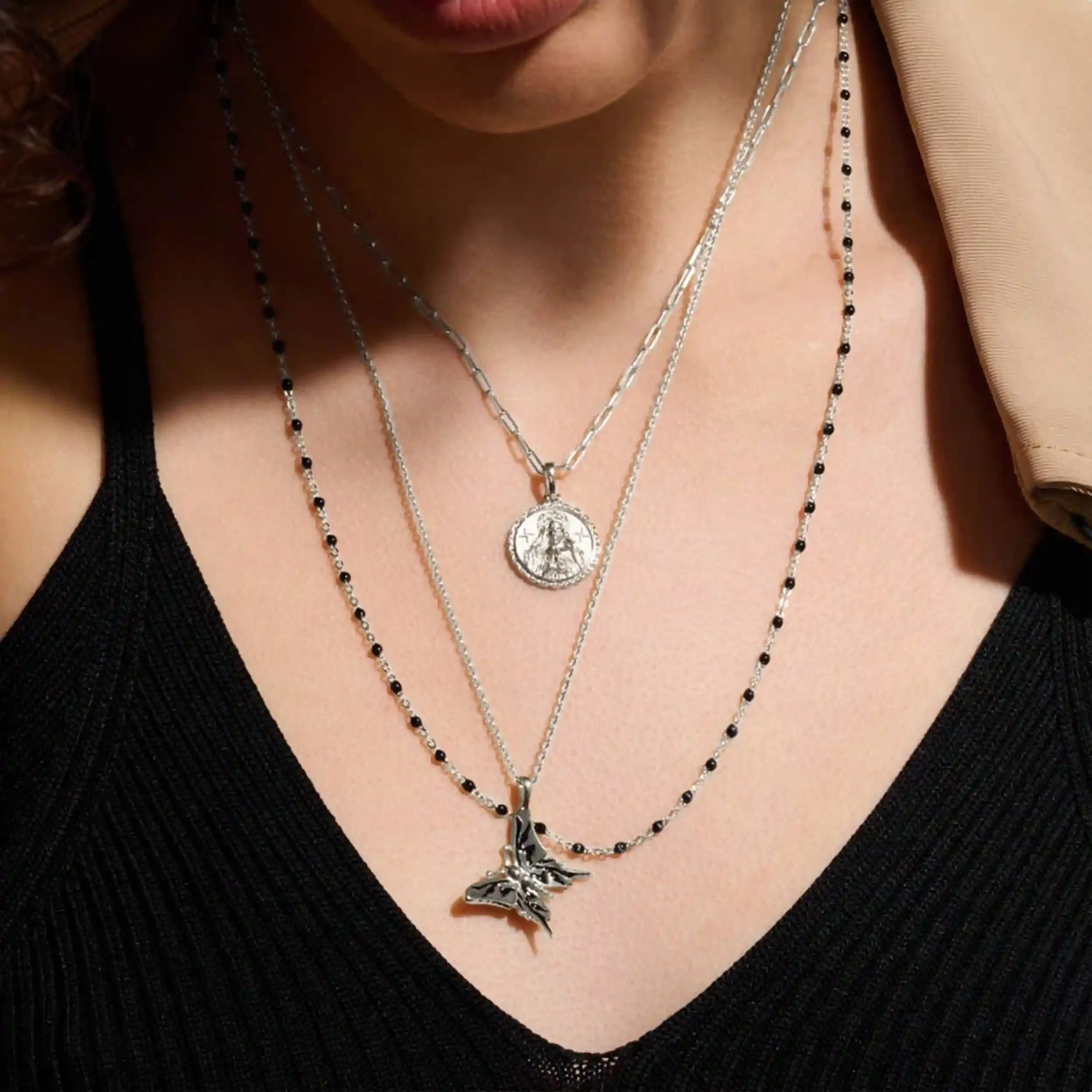 Dark Butterfly Amulet