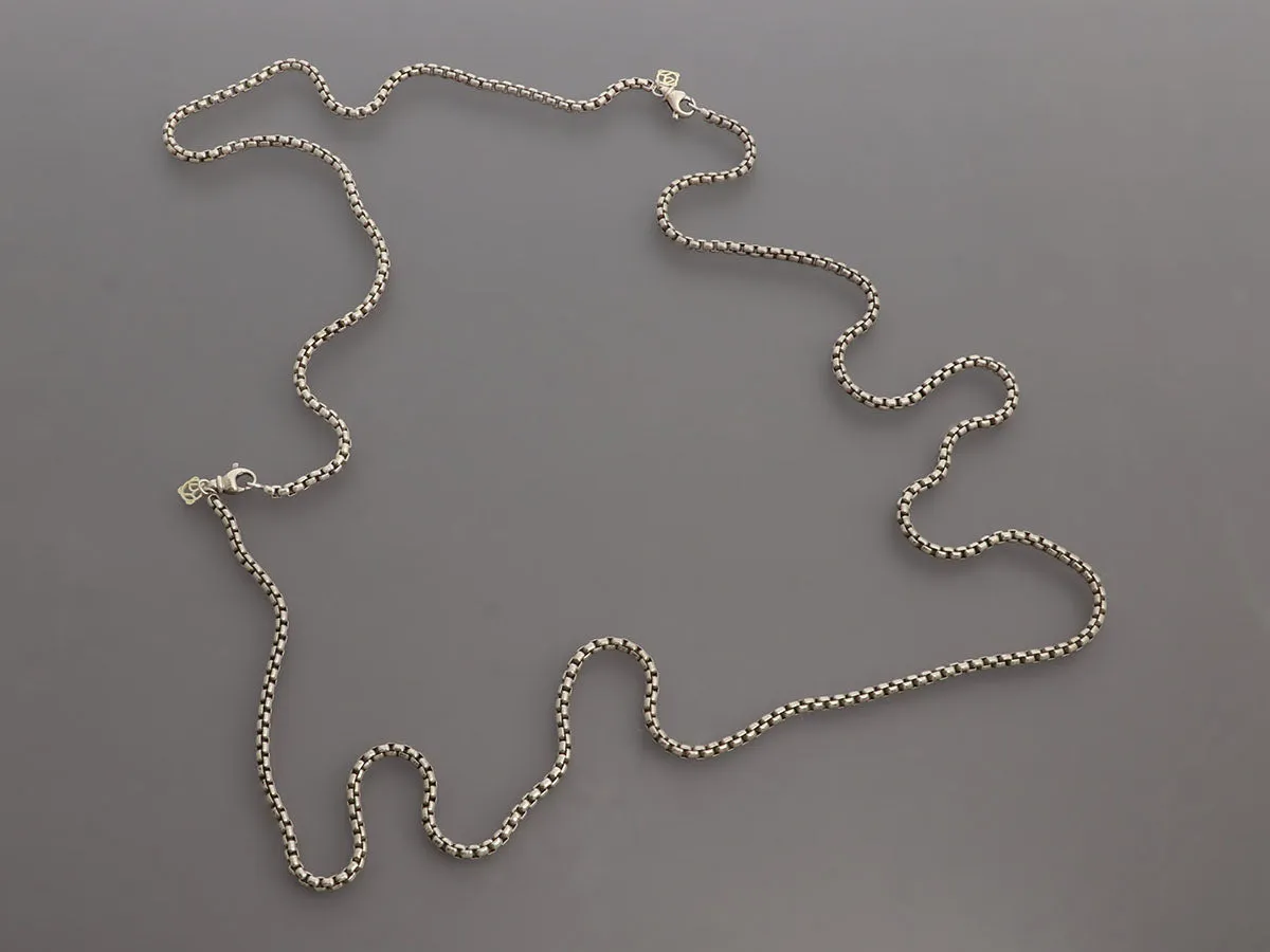 David Yurman Two-Tone Long Box Chain with Extender
