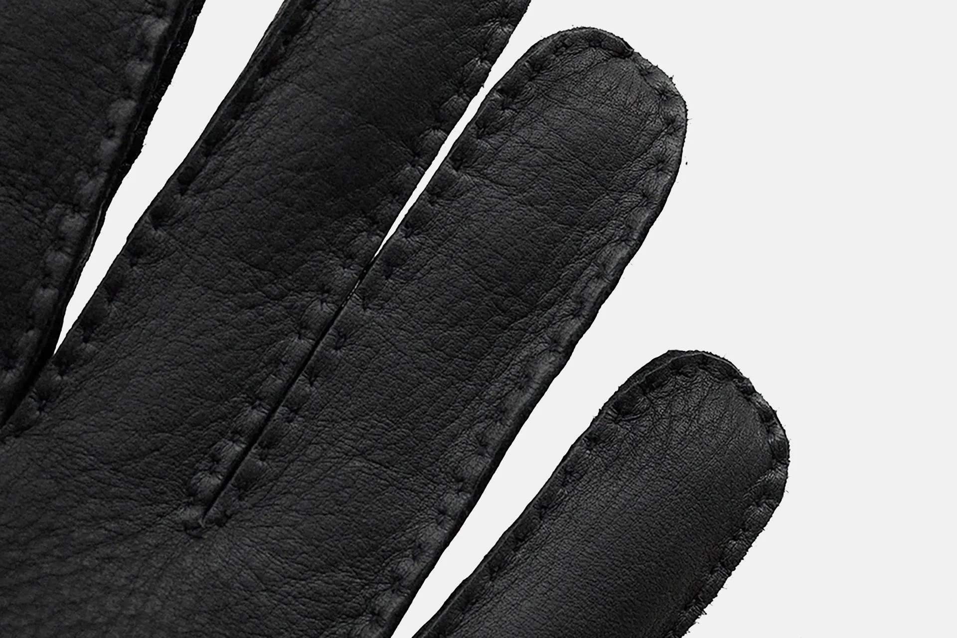 Deerskin Knitted Cuff Gloves