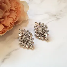 DION Rhinestone Stud Earrings