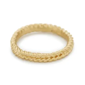Double Rope Wedding Band