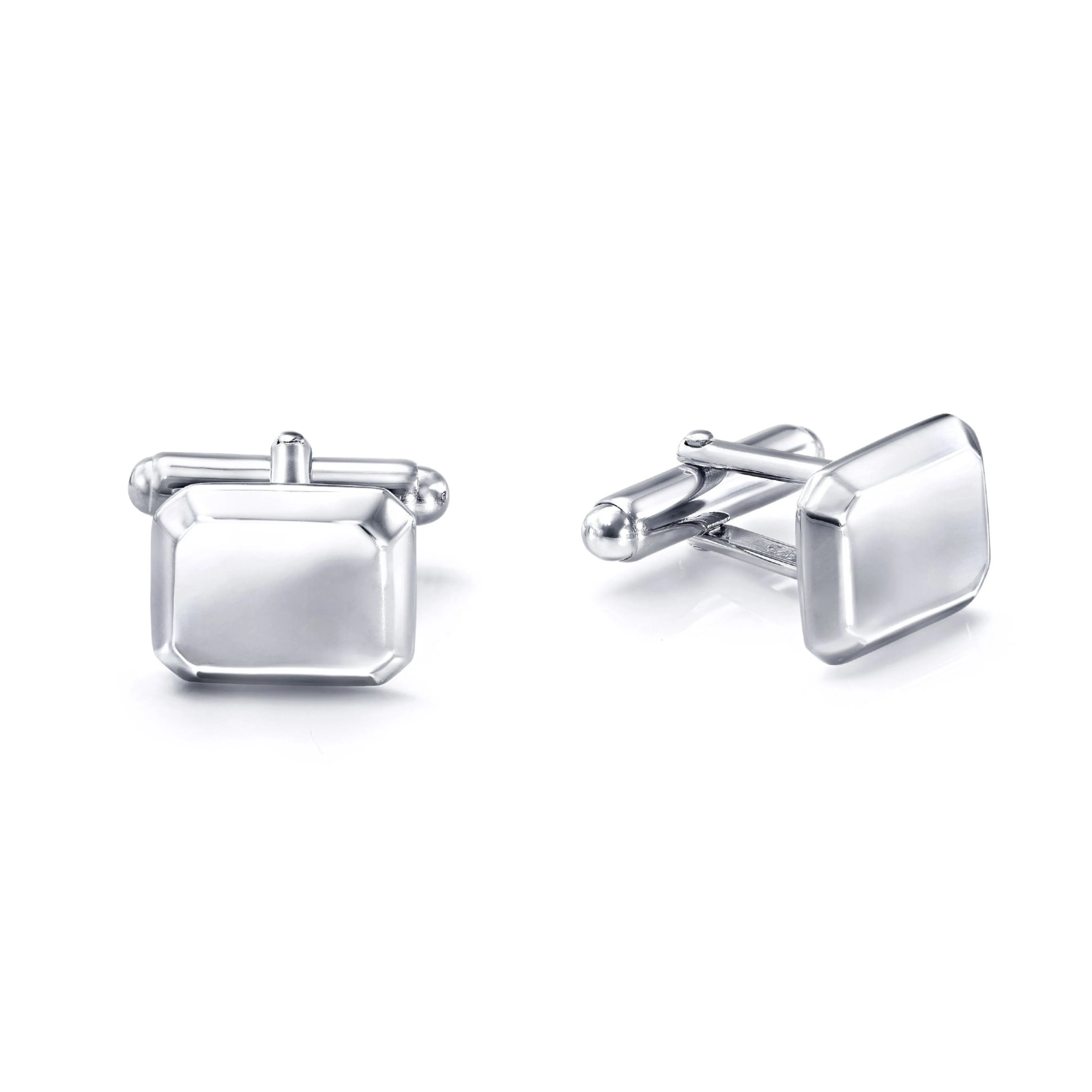 Emerald Cufflink Silver