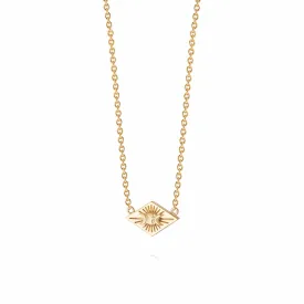 Estée Lalonde Goddess Necklace 18Ct Gold Plate