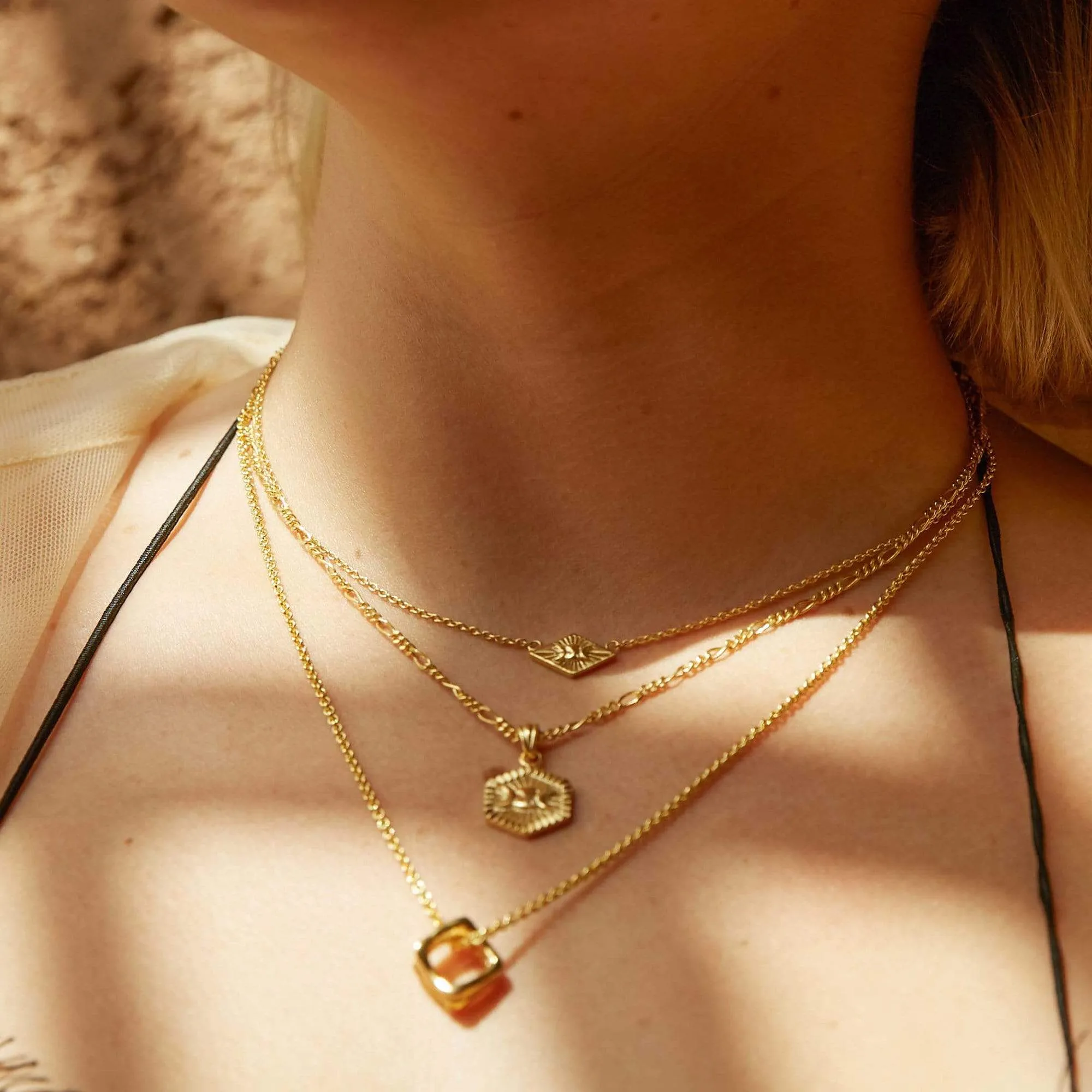 Estée Lalonde Goddess Necklace 18Ct Gold Plate