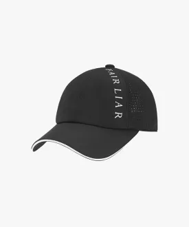 FAIRLIAR Men's Perforated Point Cap - Black