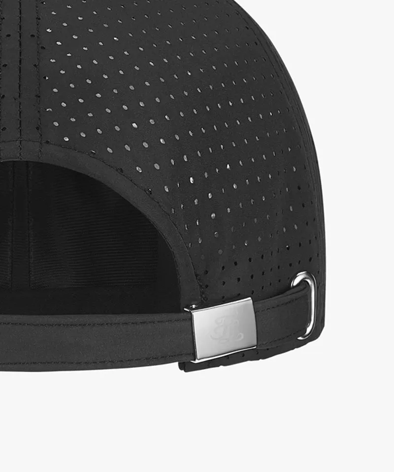 FAIRLIAR Men's Perforated Point Cap - Black