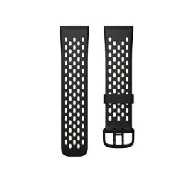 Fitbit Versa 3 & Sense Sport Band Small - Black/Lunar White