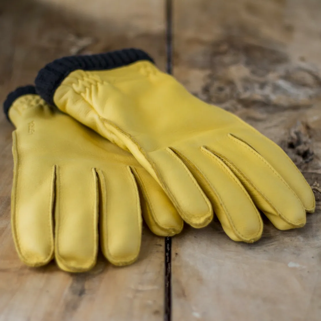 Gloves Deerskin Primaloft - NATURAL YELLOW