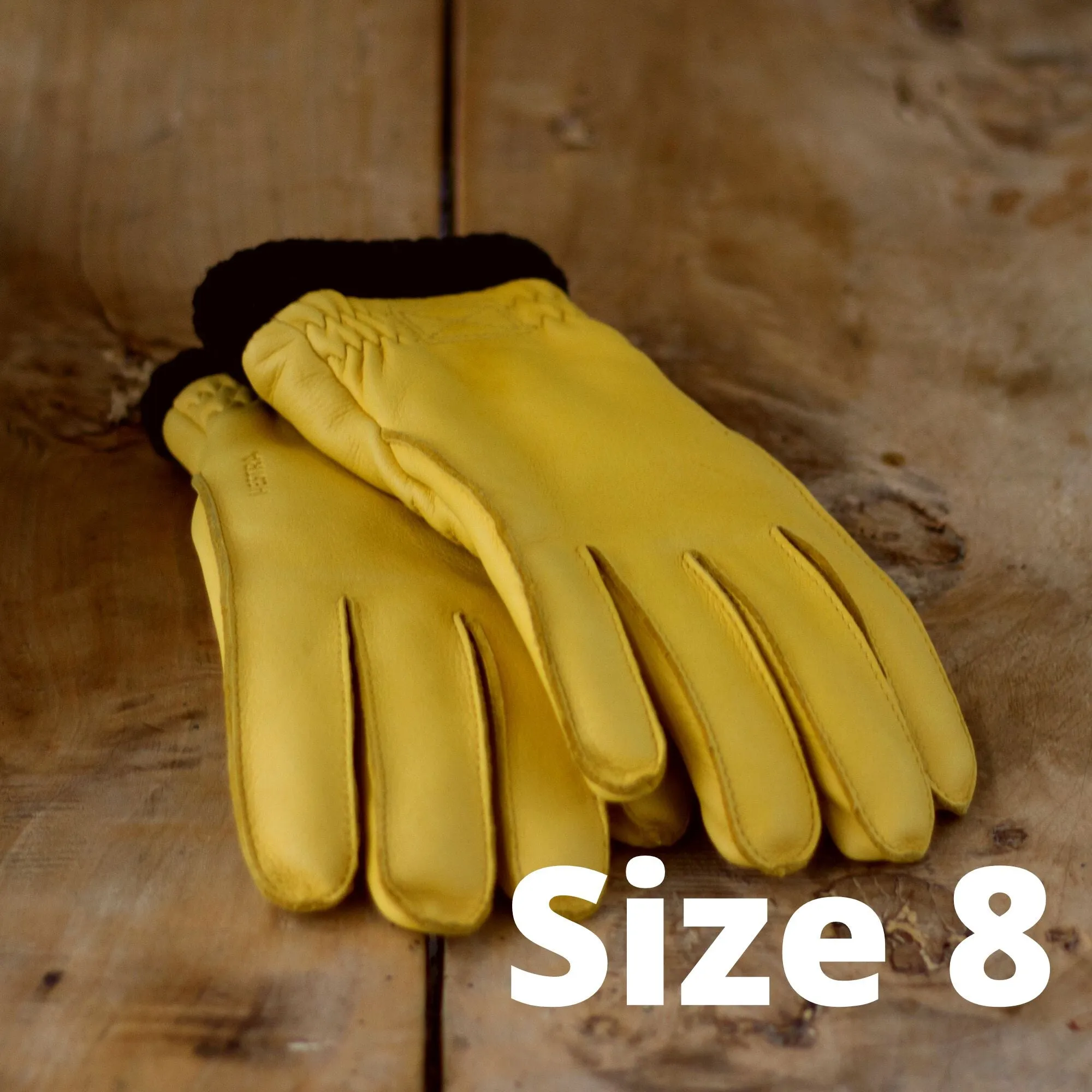 Gloves Deerskin Primaloft - NATURAL YELLOW