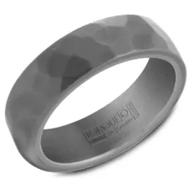 Hammered Tantalum Band