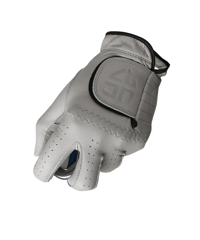 HENRY STUART Skin Fit Natural Sheepskin Color Golf Gloves - Light  Gray