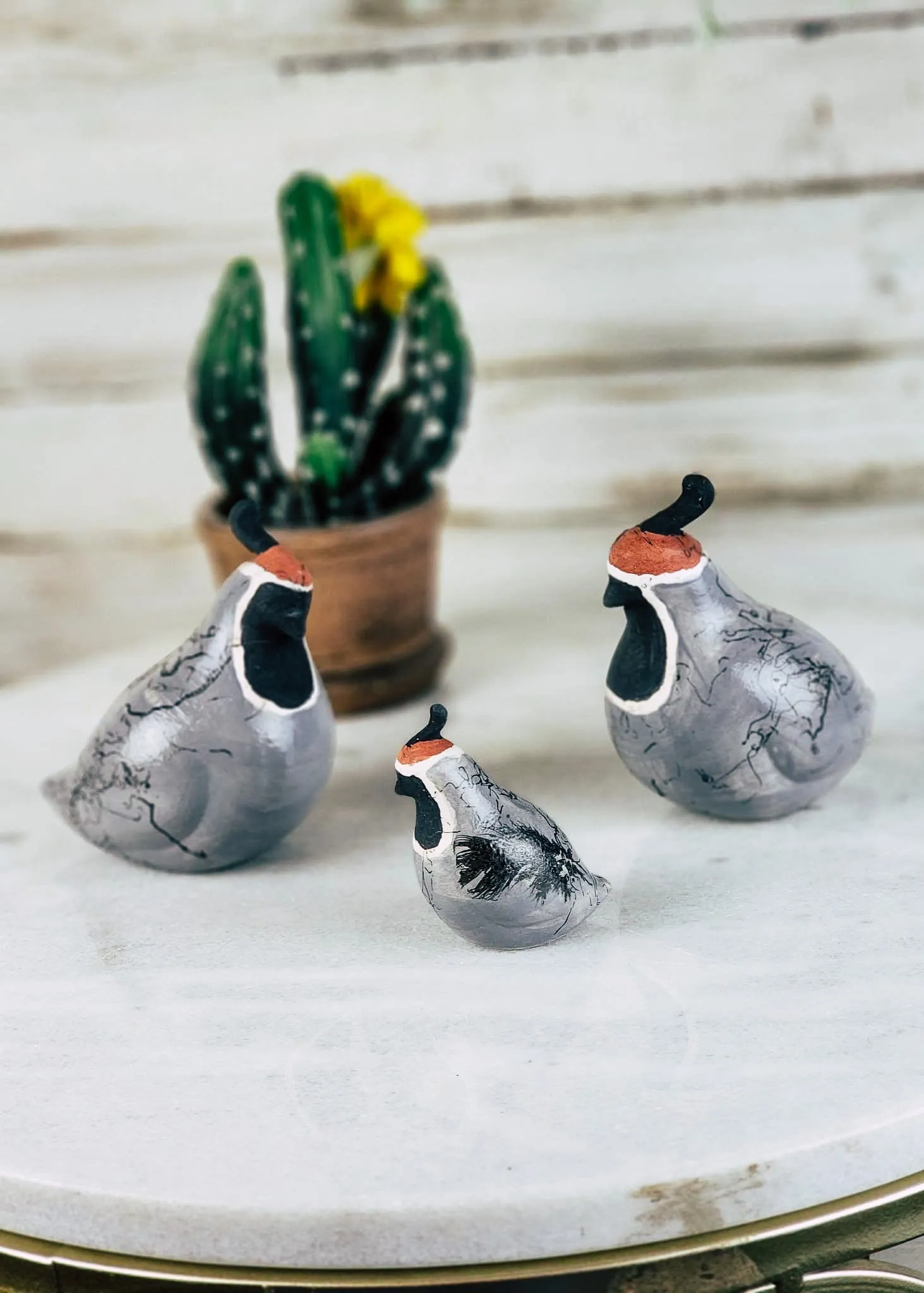 Horse Hair Quail Set
